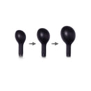PLUG ANAL INSUFLÁVEL LATEX PLAY COM BOMBA PRETA