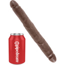 DILDO DUPLO REALÍSTICO SLIM DOUBLE DILDO KING COCK 12”