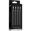 CONJUNTO DE VELAS PARA BDSM PRETAS 4 UNID
