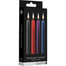 CONJUNTO DE VELAS PARA BDSM COLORIDAS 4 UNID