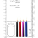 CONJUNTO DE VELAS PARA BDSM COLORIDAS 4 UNID