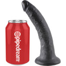 DILDO REALÍSTICO KING COCK 7” PRETO