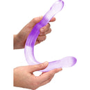 DILDO DUPLO CRYSTAL CLEAR