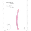DILDO DUPLO CRYSTAL CLEAR