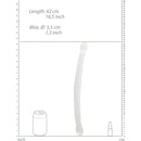 DILDO DUPLO CRYSTAL CLEAR