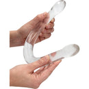 DILDO DUPLO CRYSTAL CLEAR
