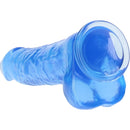 DILDO REALISTA COM COM TESTICULOS 10"