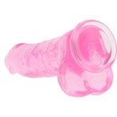DILDO REALISTA COM COM TESTICULOS 10"