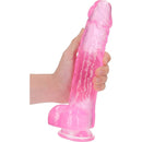 DILDO REALISTA COM COM TESTICULOS 10"