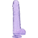 DILDO REALISTA COM COM TESTICULOS 10"