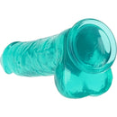 DILDO REALISTA COM COM TESTICULOS 10"