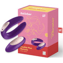 VIBRADOR PARA CASAL SATISFYER DOUBLE PLUS REMOTE COM COMANDO E CARREGADOR USB