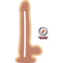 DILDO REALÍSTICO COM TESTÍCULOS DUAL DENSITY 18CM