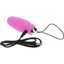 OVO VIBRATÓRIO EM SILICONE COM COMANDO REMOTO USB