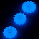 CONJUNTO DE 3 ANEIS PARA O PÉNIS COM LUZ AZUL