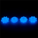 CONJUNTO DE 4 ANEIS PARA O PÉNIS COM LUZ AZUL
