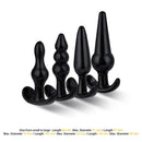 BOX 4 SET OF 4 BUTT PLUGS LUVEST ANCHOR BASE