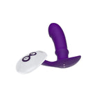 VIBRADOR COM ESTIMULADOR DE CLITÓRIS COM COMANDO