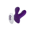 VIBRADOR COM ESTIMULADOR DE CLITÓRIS COM COMANDO
