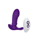 VIBRADOR COM ESTIMULADOR DE CLITÓRIS COM COMANDO