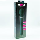 MOOVE MASSAGE WAND WITH 2 MOTORS SILICONE BLACK