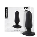 PLUG ANAL MENHIR EM SILICONE BLACK