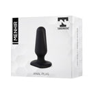 PLUG ANAL MENHIR EM SILICONE BLACK