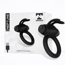 ANEL VIBRATÓRIO NEPTUNE RECARREGÁVEL PRETO DE SILICONE