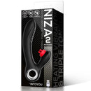 VIBRADOR DE AQUECIMENTO COM ESTIMULADOR DE CLITÓRIS TRIPLO LÍNGUA USB