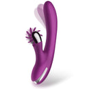 VIBRADOR COM ESTIMULADOR CLITORIANO RECARREGÁVEL