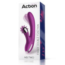VIBRADOR COM ESTIMULADOR CLITORIANO RECARREGÁVEL