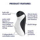 ESTIMULADOR DE CLÍTORIS SATISFYER ORCA DOUBLE AIR PULSE
