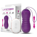 OVO VIBRATÓRIO COM MOVIMENTO PARA CIMA E PARA BAIXO CONTROLE REMOTO ROXO