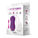 OVO VIBRATÓRIO COM MOVIMENTO PARA CIMA E PARA BAIXO CONTROLE REMOTO ROXO