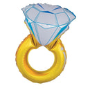 BALÃO EM FORMATO DE ANEL COM DIAMANTE