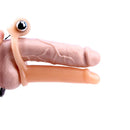 DILDO DOUBLE CHISA COM VIBRAÇÃO 15,5 CM
