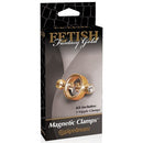 PINÇAS MAGNÉTICAS PARA OS MAMILOS FETISH FANTASY GOLD MAGNETIC CLAMPS