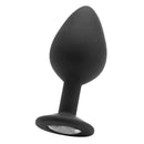 PLUG ANAL DIAMOND BUTT PLUG PRETO