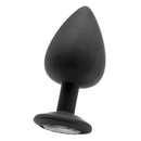PLUG ANAL DIAMOND BUTT PLUG PRETO
