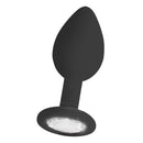 PLUG ANAL DIAMOND BUTT PLUG PRETO