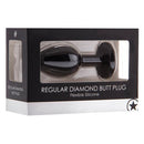 PLUG ANAL DIAMOND BUTT PLUG PRETO
