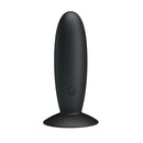 ANAL PLUG PRETO COM VIBRAÇÃO E CARREGADOR USB