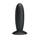 ANAL PLUG PRETO COM VIBRAÇÃO E CARREGADOR USB
