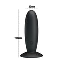 ANAL PLUG PRETO COM VIBRAÇÃO E CARREGADOR USB