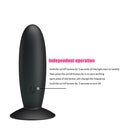 ANAL PLUG PRETO COM VIBRAÇÃO E CARREGADOR USB
