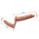STRAP-ON REALISTICO DOUBLE