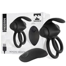ANEL VIBRATÓRIO RECARREGÁVEL PRETO DE SILICONE