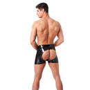 BOXER DE LATEX CURTO COM A PARTE TRASEIRA ABERTA
