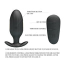 BUTT PLUG COM ELETROESTIMULAÇÃO USB
