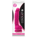 DILDO DUAL DENSITY COLOURS 5"